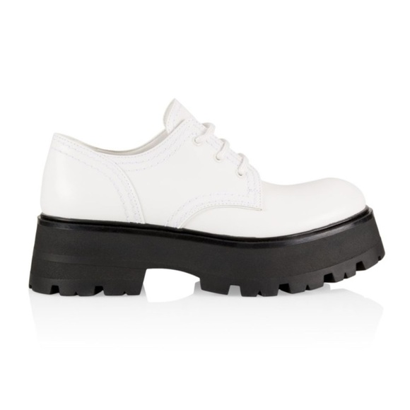 Alexander McQueen Shoes - New Alexander McQueen Chunky Platform Derby White Shoes Size 36.5